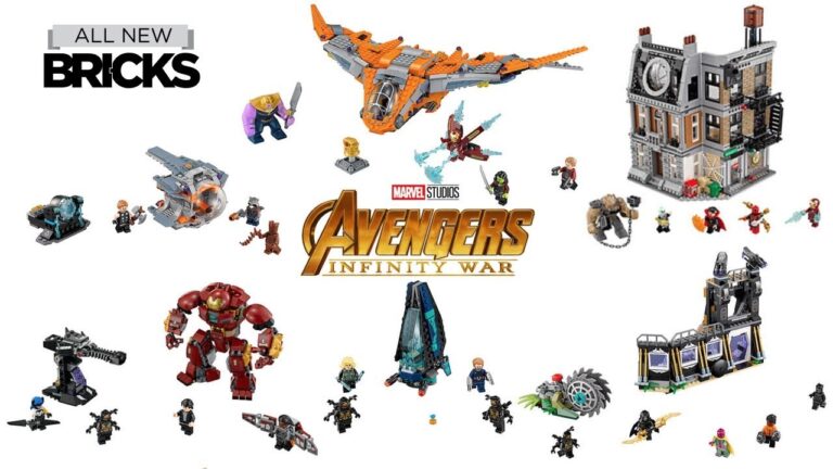 La guía definitiva de los sets de Lego Marvel Infinity War: Descubre las mejores opciones para coleccionar y jugar