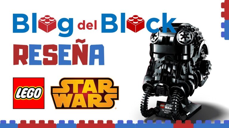 Descubre el casco de piloto de caza TIE de LEGO Star Wars: El accesorio imprescindible para los fans de la saga