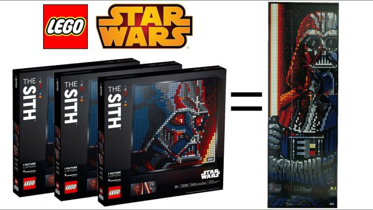 Los mejores cuadros de LEGO Star Wars: ¡Descubre la combinación perfecta de tu pasión por la saga y creatividad!
