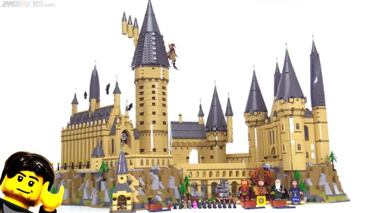 Explora el mágico mundo de Harry Potter en LEGO: Descubre el castillo de Hogwarts en detalle