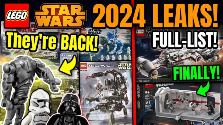 Explora la galaxia con los emocionantes nuevos sets de Lego Star Wars: ¡La diversión futurista está a tus pies!