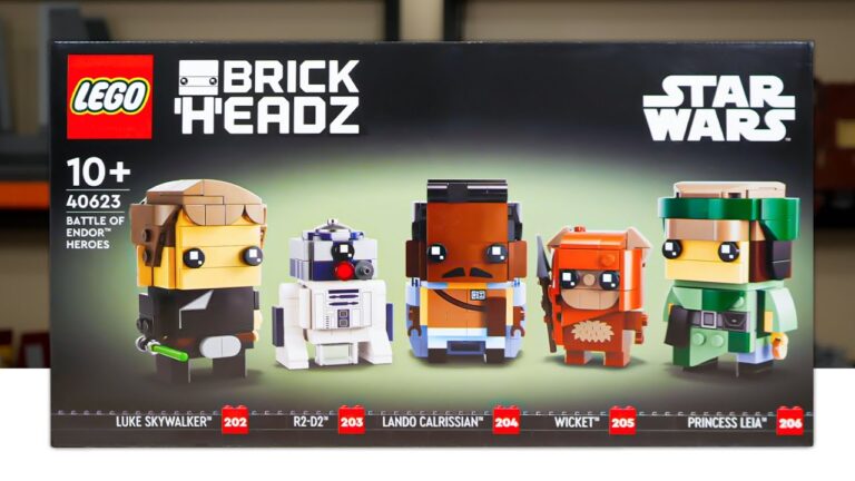 Descubre la colección completa de LEGO BrickHeadz Star Wars: ¡los personajes más icónicos de la galaxia!