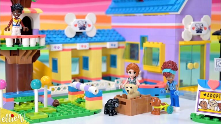 Descubre la diversión en el Centro Canino LEGO Friends: ¡El lugar ideal para tus amigos de ladrillos!