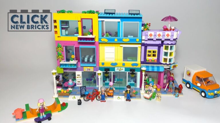 Descubre el emocionante mundo de Lego Friends con el edificio de la calle principal