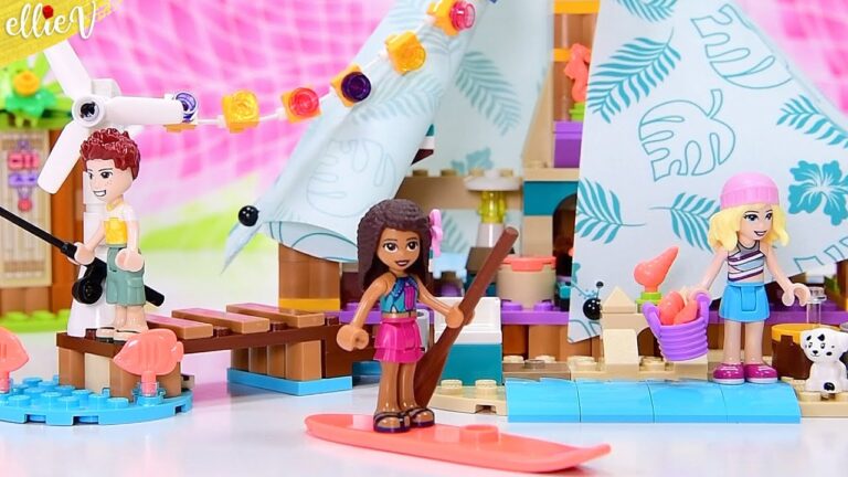 Descubre la experiencia perfecta de LEGO Friends Glamping en la playa: diversión y aventura asegurada