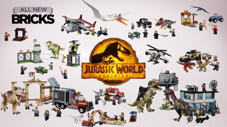 ¡Descubre los mejores sets de Jurassic World en LEGO! ¡Diviértete y construye tu propio parque jurásico!