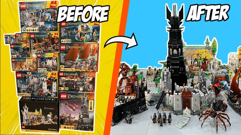 Descubre los increíbles sets de Lego El Señor de los Anillos: una aventura épica en bloques