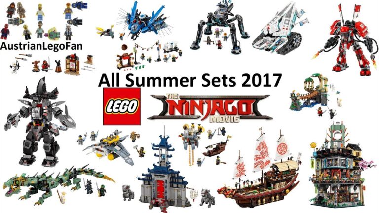 Descubre los mejores sets de la película LEGO Ninjago para todos los fanáticos de la acción y la diversión