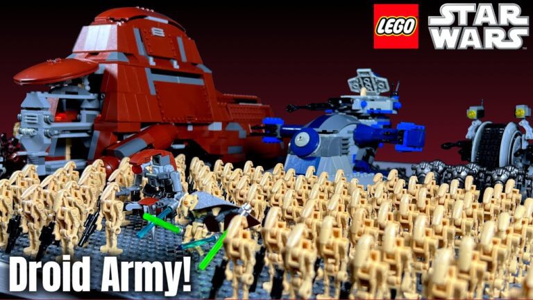 Descubre la colección más completa de figuras LEGO Star Wars Droids ¡Imprescindibles para cualquier fan!