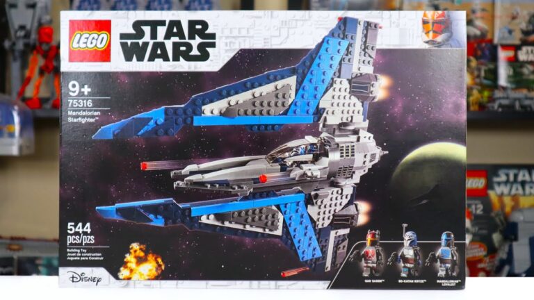 Descubre el letal Mandalorian Starfighter de LEGO Star Wars: ¡Una aventura galáctica en cada construcción!