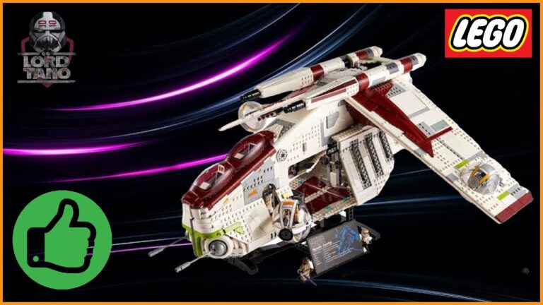 Descubre la emoción de la nueva cañonera de la República LEGO Star Wars: ¡prepárate para la batalla intergaláctica!
