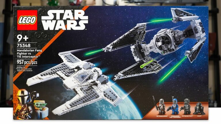 Descubre la emoción de construir y explorar el universo de LEGO Star Wars con el impresionante Caza Estelar Mandaloriano