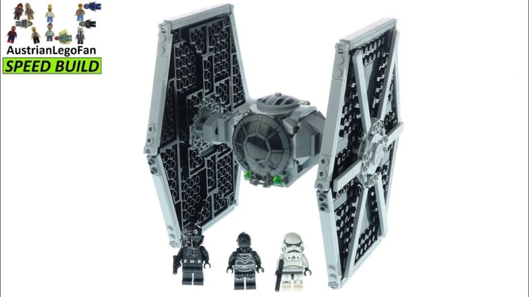 Descubre la emoción de armar y pilotar el LEGO Star Wars Caza TIE Imperial: ¡Una experiencia de batalla épica!