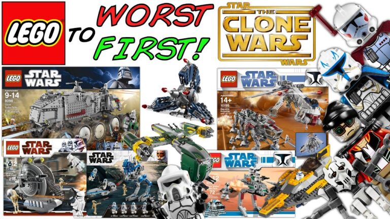 Descubre los mejores sets de Lego Star Wars Clone Wars: ¡La fuerza está contigo!