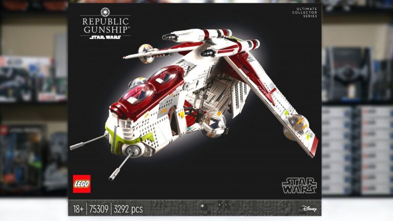 Descubre la nave cañonera de LEGO Star Wars: La mejor opción para los fans y coleccionistas