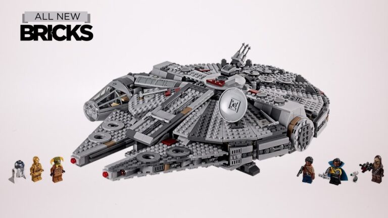Descubre la increíble réplica del Halcón Milenario en LEGO Star Wars