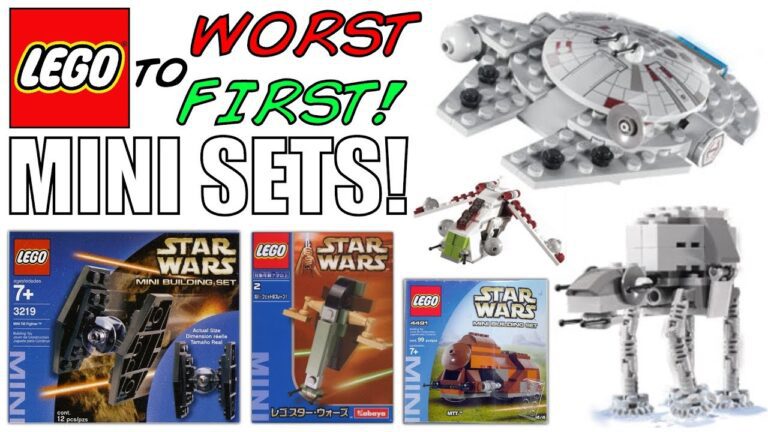 Descubre los mini sets de LEGO Star Wars más impresionantes: ¡La fuerza en pequeñas piezas!