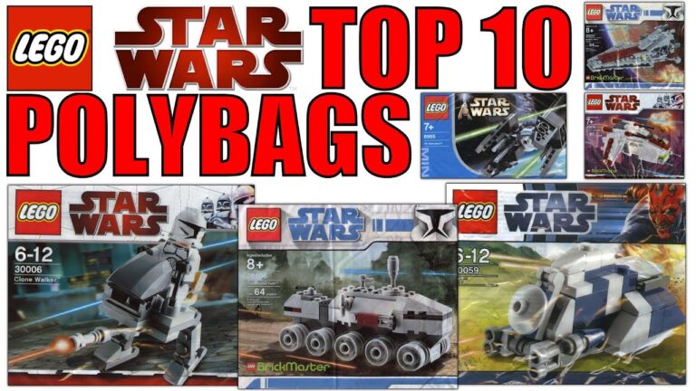 Descubre los increíbles colecciones de LEGO Star Wars en formato polybag