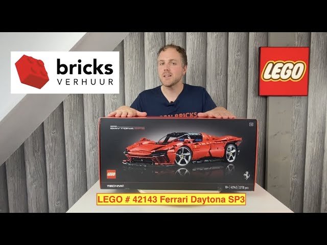 Descubre todo sobre el LEGO 42143 Technic Ferrari Daytona SP3: una obra maestra de la ingeniería y el diseño