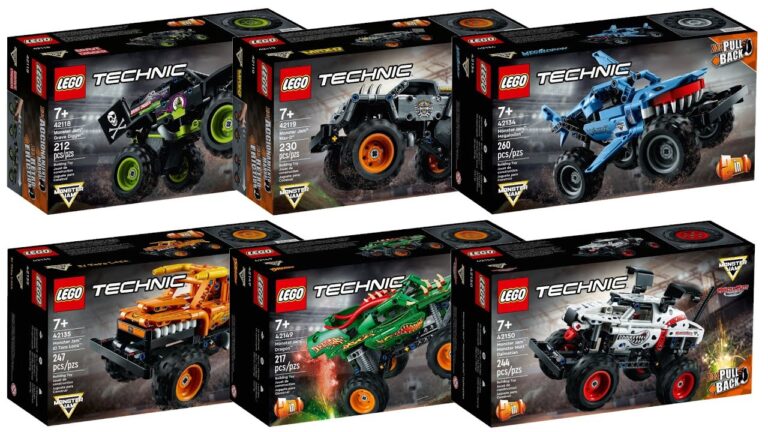 Descubre los mejores modelos de Lego Technic Monster Jam para los amantes de la adrenalina
