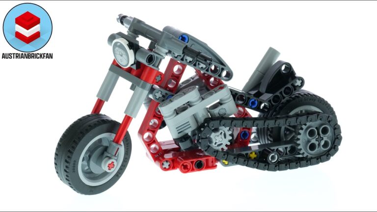 Descubre cómo construir una impresionante motocicleta LEGO Technic paso a paso