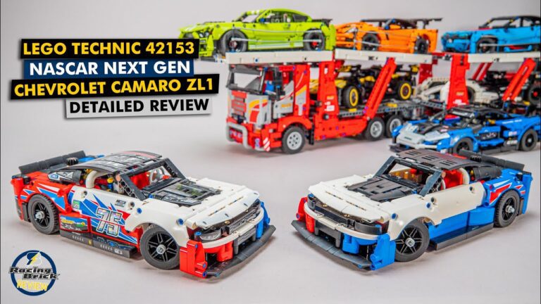 Descubre la emoción de construir tu propio coche de carreras NASCAR con LEGO Technic