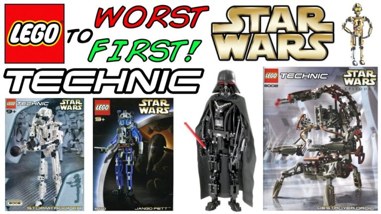 Descubre la increíble fusión entre Lego Technics y Star Wars: ¡la combinación perfecta para los fans y coleccionistas!