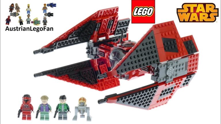 Descubre la mejor nave roja de LEGO Star Wars: Guía completa y análisis